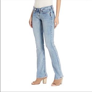 Silver Tuesday Slim Bootcut Dark Indigo Jeans